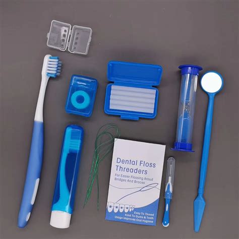 Household Orthodontic Product Portable Orthodontic Toothbrush Kit Orthodontic Cleaning Care Kit