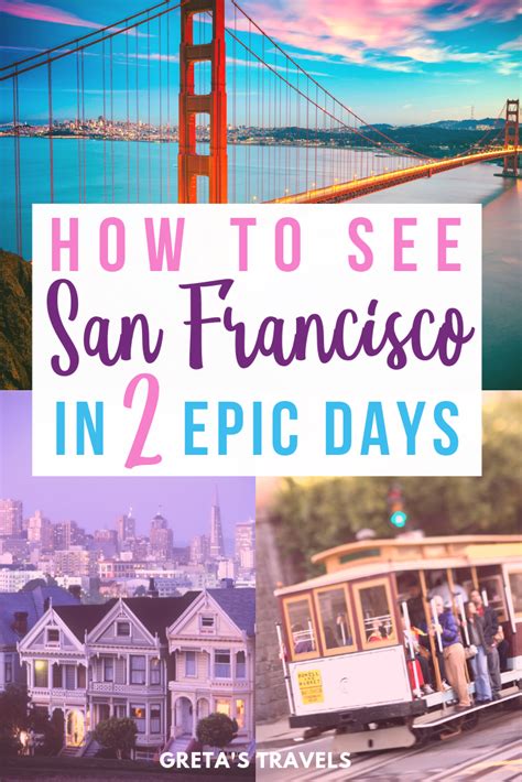 San Francisco Itinerary Artofit