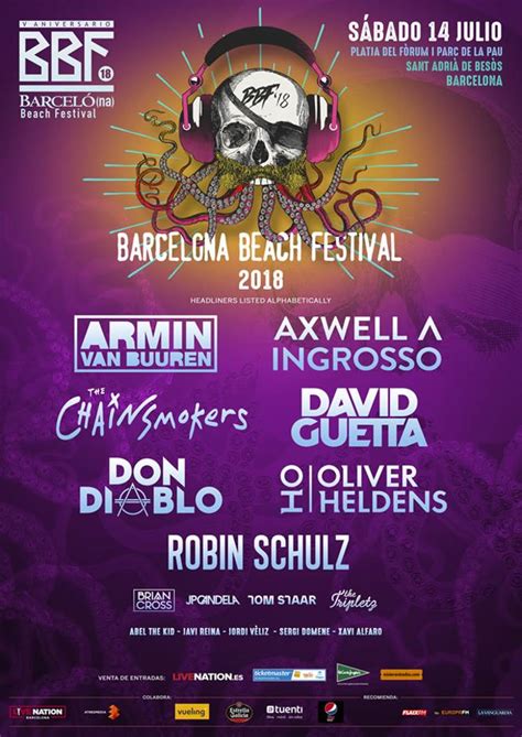 1 day dj summer festival in barcelona featuring alesso, david guetta, dj snake and many more latest news on twitter bbf. Los Dj vuelven a la playa con el Barcelona Beach Festival