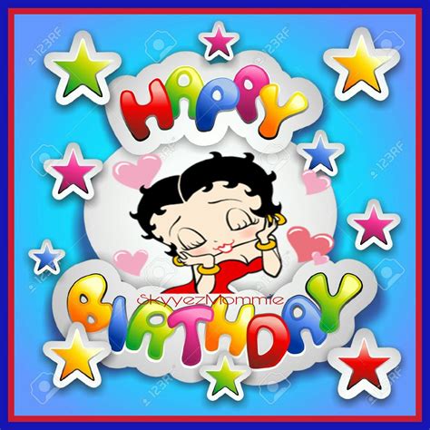 Betty Boop Happy Birthday Clipart