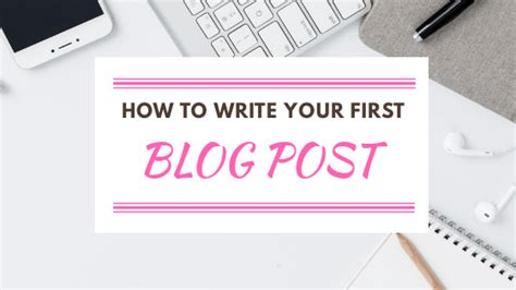 Write Your First Blog Post - Karen Monica