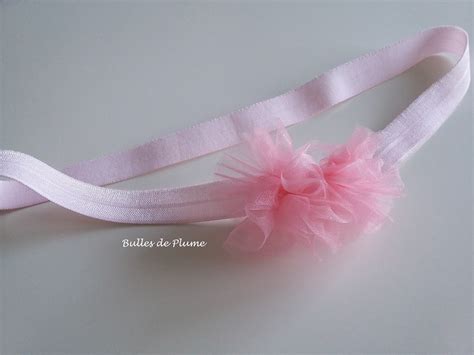 Bulles De Plume Diy Bandeau Fleurs Organza