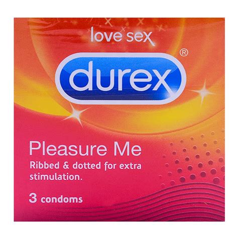 Order Durex Pleasure Me Ribbed And Dotted Condoms 3 Pack Online At Best