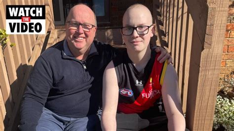 Ewings Sarcoma Essendon Fan Ethan Westwood 14 Opens Up On Cancer