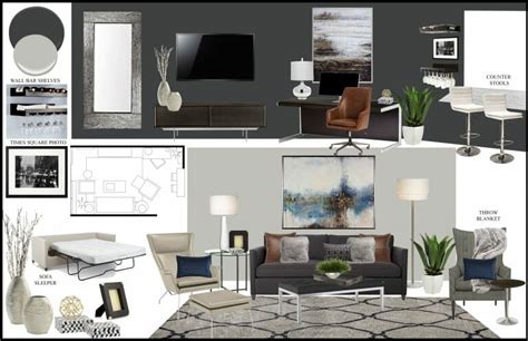 Before And After Modern Bachelor Pad Design Decorilla Online Interior