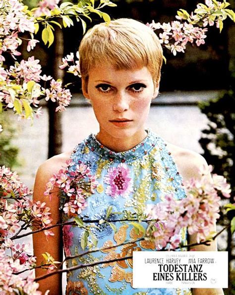 mia farrow promotional photoshoot for a dandy in aspic 1968 mia farrow short hair styles