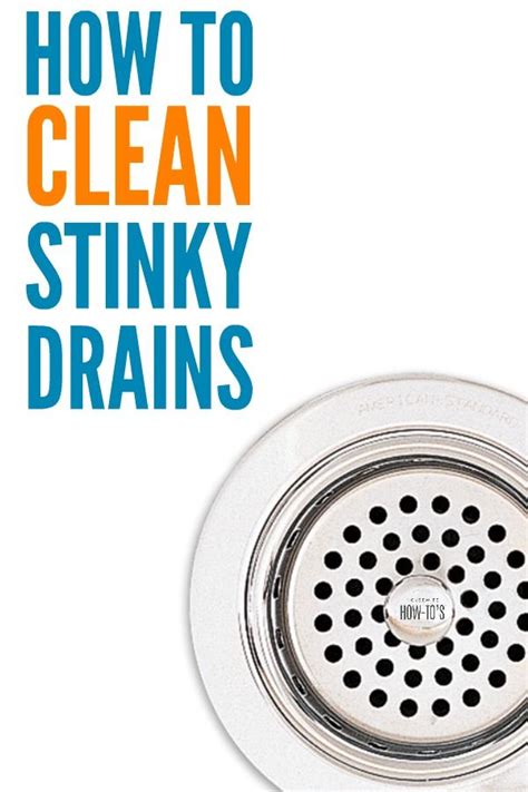 Fill your sink with hot water and mix in 1/8 cup of dishwashing liquid. This is How to Clean Stinky Drains | Kitchen sink smell ...