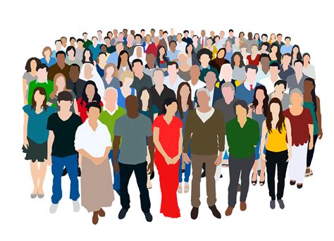 Download Crowd Society Human Royalty Free Stock Illustration Image