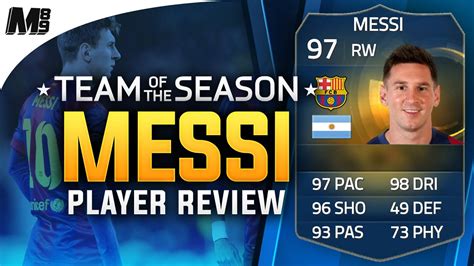 Fifa 15 Tots Messi Review 97 Fifa 15 Ultimate Team Player Review In