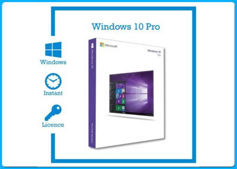 Microsoft Windows 10 Pro Software Retail Box 64 Bit Windows 10 Full