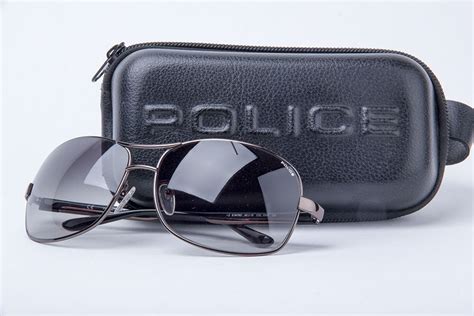 Police Sunglasses Men S Pre Owned Black Polarized Designer Sun Glasses Sunglasses Police