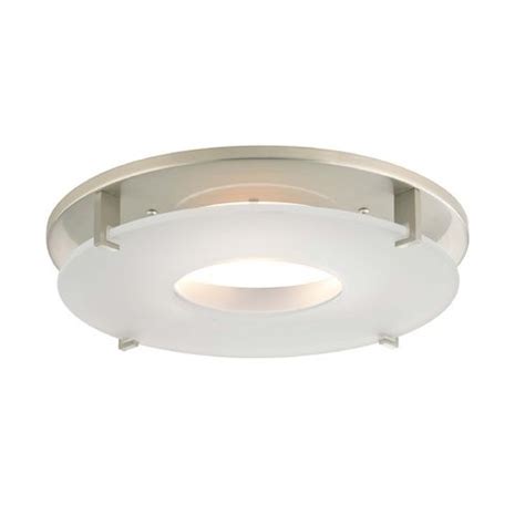 A recessed can light's cover, or trim, is arguably its most important component because it determines not only what your. Satin Nickel Decorative Recessed Lighting Trim with ...