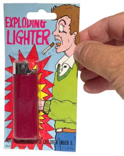 Exploding Bang Cigarette Lighter Cigar Smoker Prank Joke Bar Gag Bic Funny T Ebay