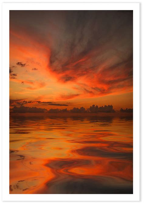 Stormy Sunset Reflections Tz Prints Fine Art Photography