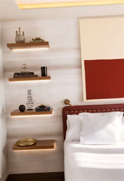Hang them in kitchens, bedrooms, and living areas to stow necessities or exhibit favorite finds and artwork. BEST 20 - Floating shelves in bedroom. # ...