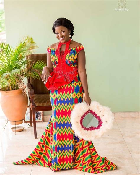 20 Beautiful Kente Engagement Outfits To Wear In 2022 African Formal