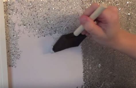 Glitter wall paint additive ceiling size: How To Design Your Walls With Mod Podge And Glitter