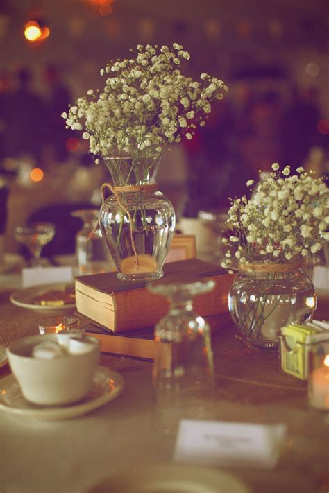 Gather at the table winner of the phillis wheatley book award for nonfiction/biography & memoir! Rustic Wedding Table Settings. Babys Breath and Books ...