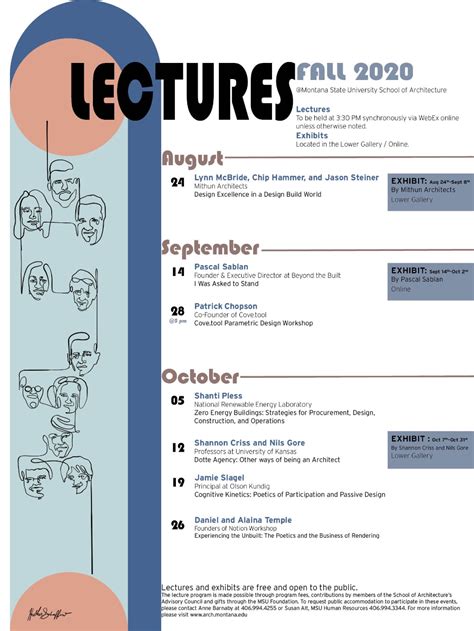 Lectures School Of Architecture Montana State University