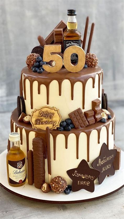 47 Cute Birthday Cakes For All Ages 50th Birthday Cake 50th Birthday Cake 40th Birthday