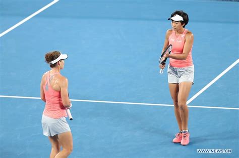 In Pics Australian Open Womens Doubles Semifinal Match Xinhua
