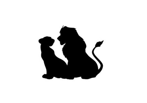 Disney Nala And Simba Decal Lion King Decal Disney Simba And Nala