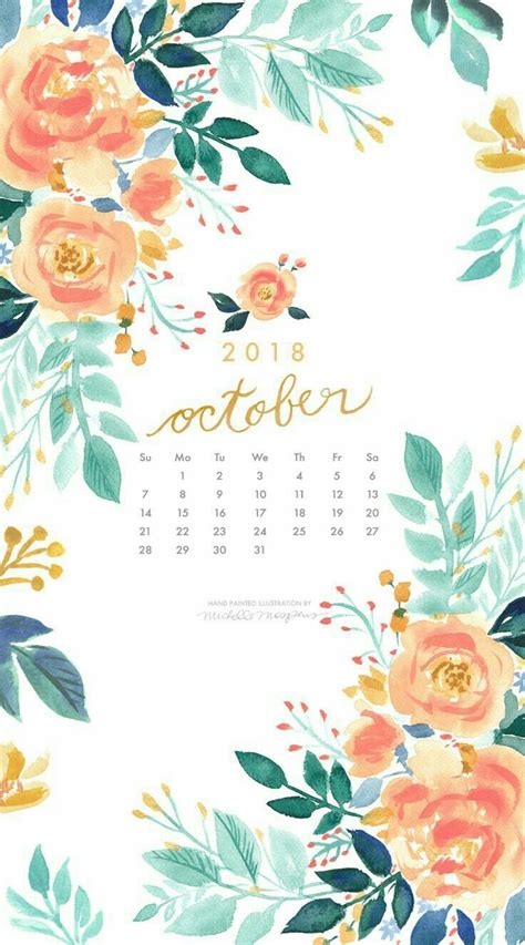 Calendar October Wallpaper Iphone Wallpaper Fall Calendar Wallpaper