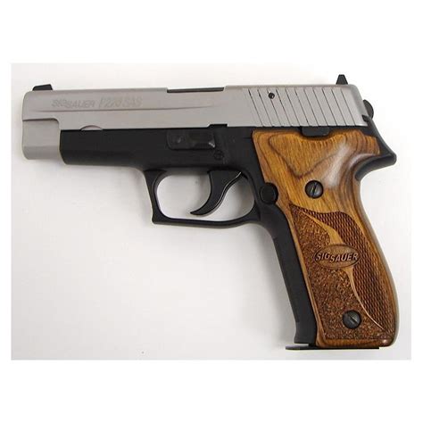 Sig Sauer P226 Dak 40 Sandw Caliber Pistol 2 Tone With Wood Grips New