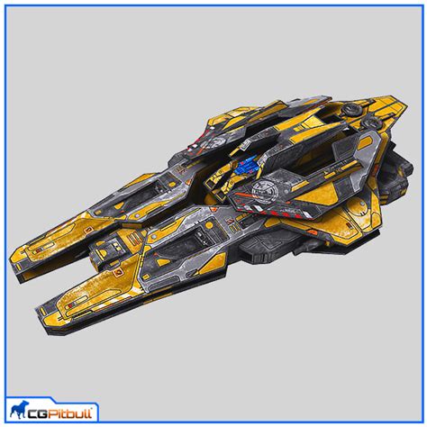 3D Model Low Poly SciFi Fighters VR AR Low Poly CGTrader