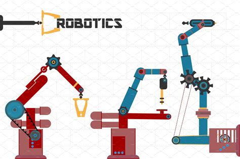 Robots. Vector | Vector Graphics ~ Creative Market