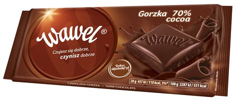 Czekolada Gorzka 70% cocoa - Słodki Wawel