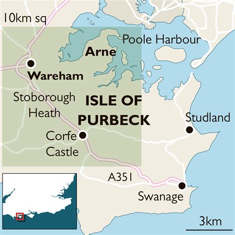 Isle Of Purbeck Revealed To Be Uks Little Square Of Loveliness News