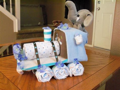 Baby Boy Diaper Train An Adorable Baby Shower T Made To Etsy