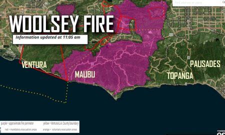 Golf legend tiger woods was injured tuesday morning in a serious car accident in southern california, according to a report. Woolsey Fire Map Damage: Woolsey Fire Evacuation Orders Update