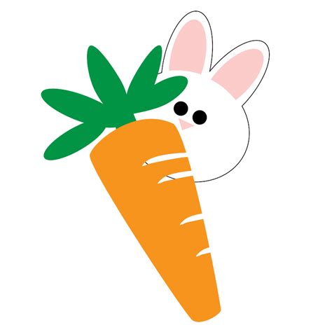 Bunny With Carrot The Craft Chop