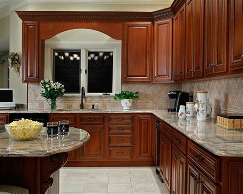 Whites with warm undertones, such as creams or light tans, work well with cherry cabinets. What Paint Colors Look Best With Cherry Cabinets ...