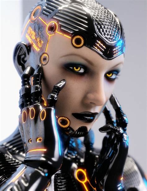 3d Your Favorite Image Cyborgs Art Cyberpunk Girl Cyberpunk Art