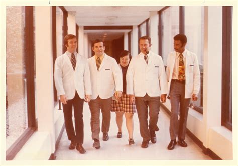 Browse Exhibitions · First Yale Physician Associates Class January 1971 Walking Down Hallway