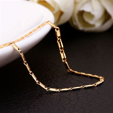Rolo Chain Necklace 14k Gold Plated Rubique Jewelry Touch Of Modern