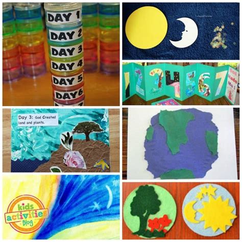 7 Days Of Fun Creation Crafts For Kids