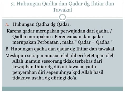 Ppt Iman Kepada Qadha Dan Qadar Powerpoint Presentation Free