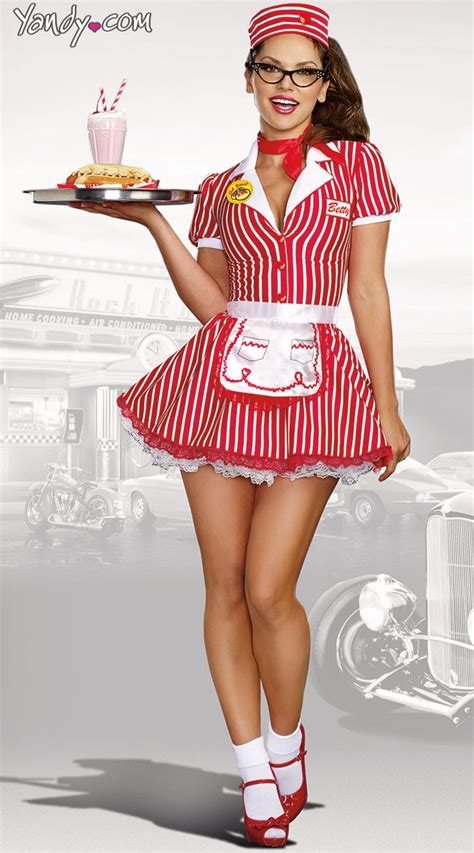 Diner Doll Waitress Costume Halloween Costumes Halloween And Doll Costume