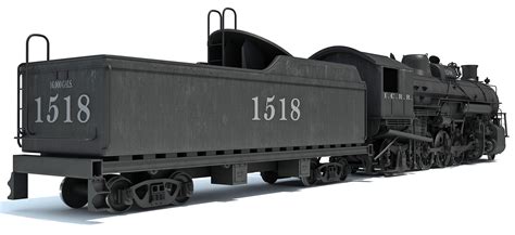 Steam Locomotive Old Train 3d Model 159 Max 3ds Obj Ma Lwo Xsi