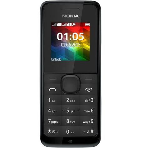 Nokia 105 Dual Sim Mobile Black Buy Nokia 105 Dual Sim Mobile Black