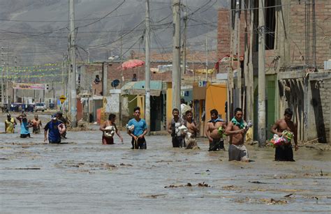 Las Brutales Imágenes De Las Inundaciones En Perú
