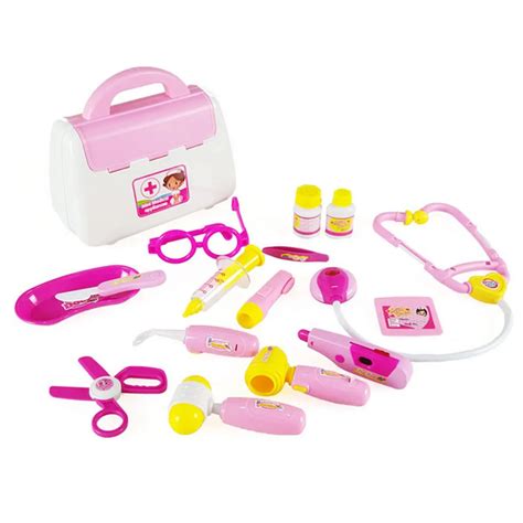 Lovely Children Medical Kit Doctor Toys For Girls Kids Role Play