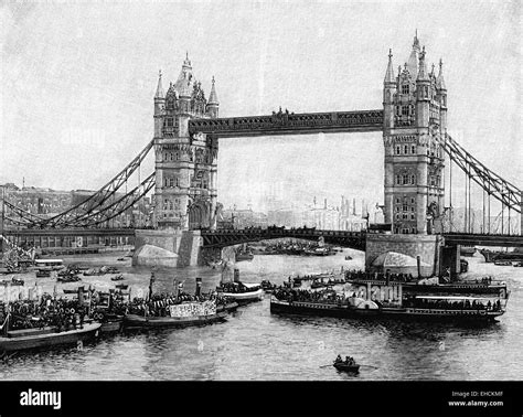 Tower Bridge Opening London England United Kingdom