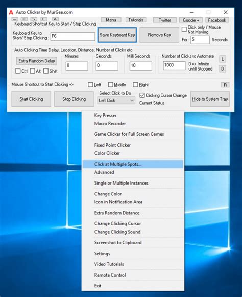 Auto Clicker On Windows 10 Mouse Keyboard Software And Gaming
