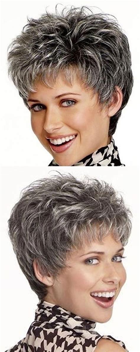 Short hairstyles draw attention away from the health or dryness of your hair and focus attention on your face. Simple and elegant short hairstyle for women over 50 ...