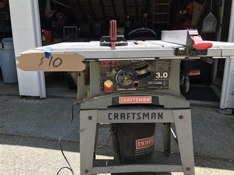 Yard Sale Find Classic Craftsman Table Saw In Great Working